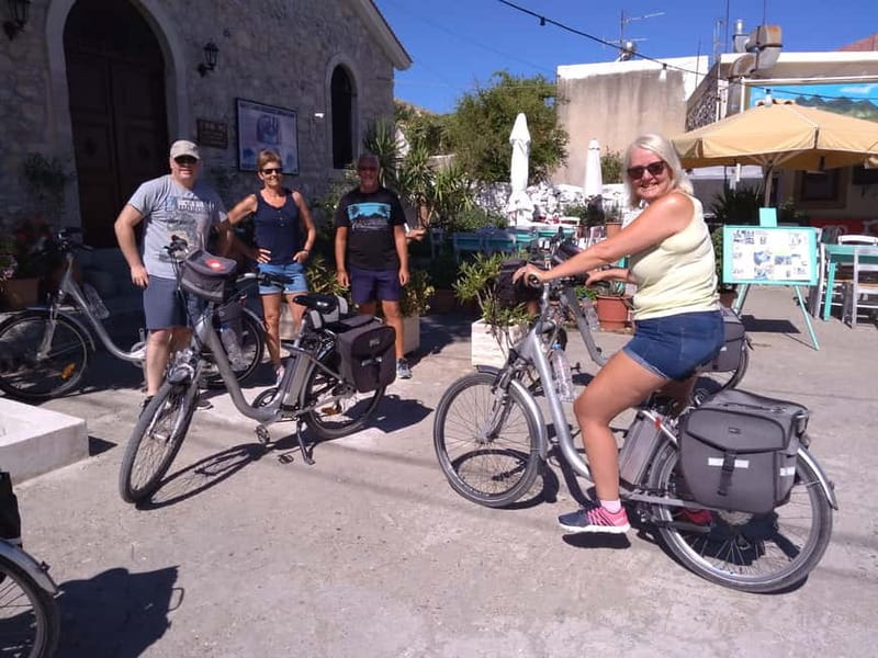 e-Bike Cycling Tour to Arkadi Monastery Full Lunch included - The ride to Pigi and Adele, then back to Rethymno