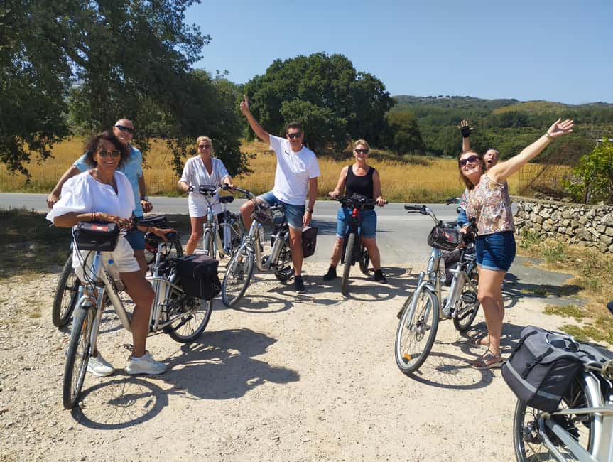 e-Bike Guided Tour to Myli Gorge with Full Lunch included - Starting from Rethymno: eBikes setup and a smooth first climb