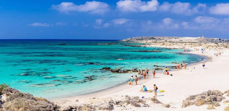 Elafonisi Bay - PINK COLOR SAND BEACH - The bus ride from Heraklion: long, but it sets up your day