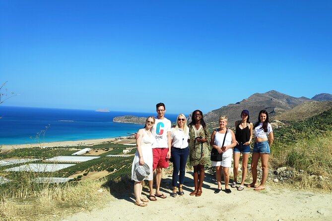 Elafonisi & Falasarna Small Group Tour from Chania w/snacks - Falasarna Beach: Long Sand, Organized Comfort, and a Sunset With a Clear Line