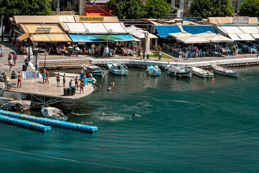 Elounda: Spinalonga Guided Boat Tour with BBQ and Swimming - Kolokytha Beach: swim, snorkeling, and the real break time