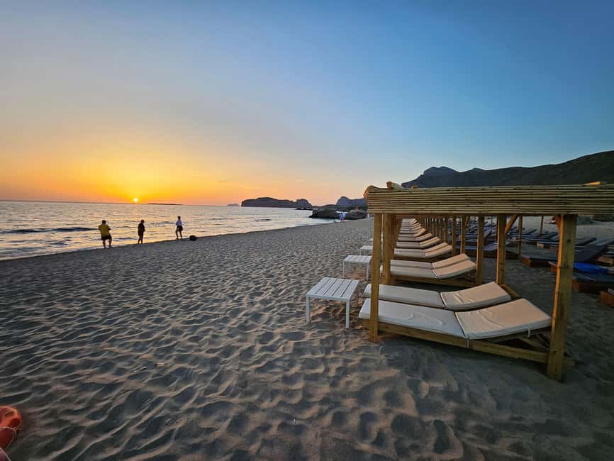 Falassarna: Full-Day Beach Escape with Hotel Pickup - Food and Drinks: Using the Macaya 10 Percent Discount