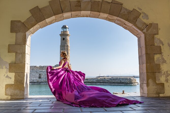 Flying Dresses Photo Shoot in Crete - 20 to 25 Retouched Photos in 10 Days: What That Means for Your Trip