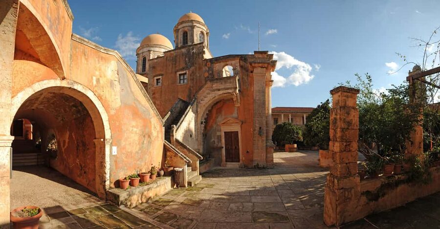 From Chania: Ag.Triada & Katholiko Monasteries | Hermit Cave - Guide and group size: the small touches that change the whole day