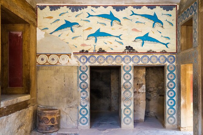 From chania : Knossos Palace & Archeological Museum Tour - Knossos Palace: a guided walk through the legend and the real site