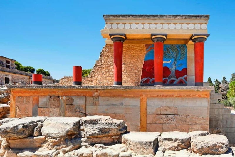 From Chania & Rethymno: Knossos Palace & Heraklion City Tour - Knossos Palace: Guided Minoan Stories, Drainage You Would Not Expect