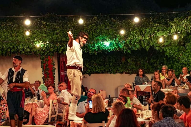 From Heraklion: Cretan Village Dinner with Music & Dancers - Lyra Music and Cretan Dancers: When the Evening Turns Interactive