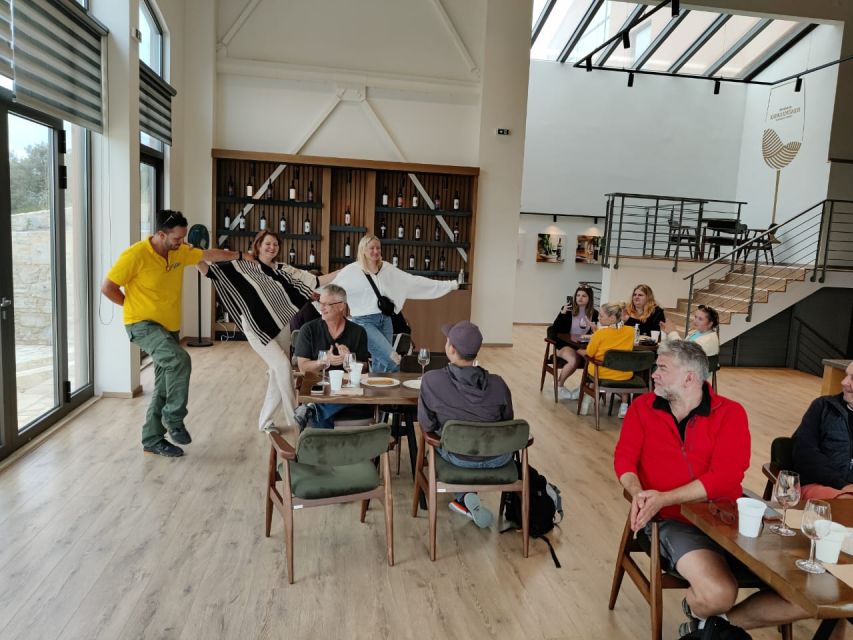 From Heraklion: Matala Beach - Caves & winery Full Day tour - Key highlights at a glance
