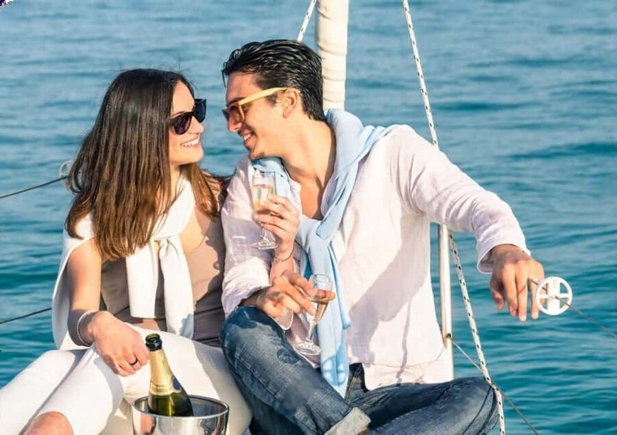 From Heraklion: Private Sunset Trip with our Hanse 470 - Sailing the Hanse 470 to Dia Island: Relax, Learn, Watch the Coast