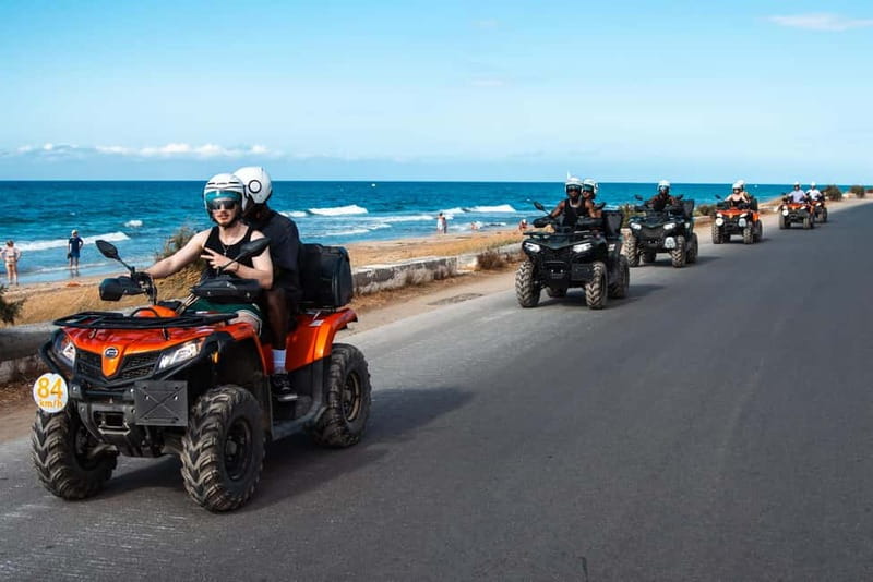 From Heraklion: Quad Safari Wild Crete Evening Tour - Viewpoints to Dia Island and the 360-degree payoff you came for