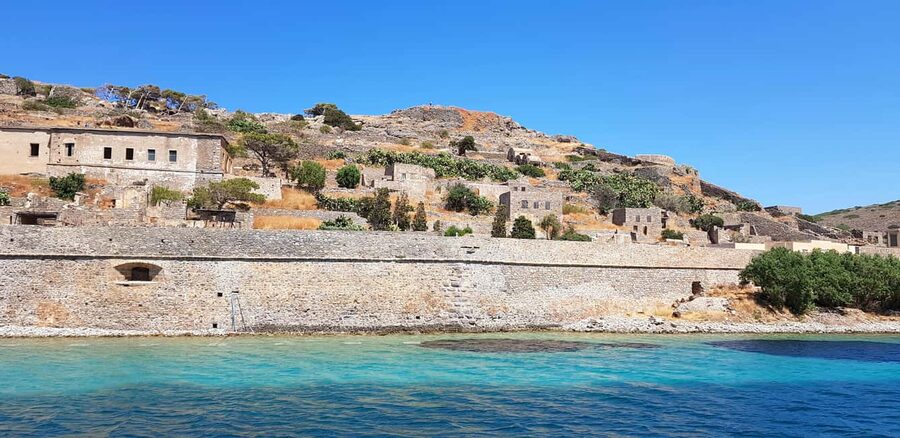 From Heraklion:Spinalonga ,Elounda & Ag. Nikolaos with Lunch - Malia olive press workshop, a nice bonus that depends on where you’re picked up