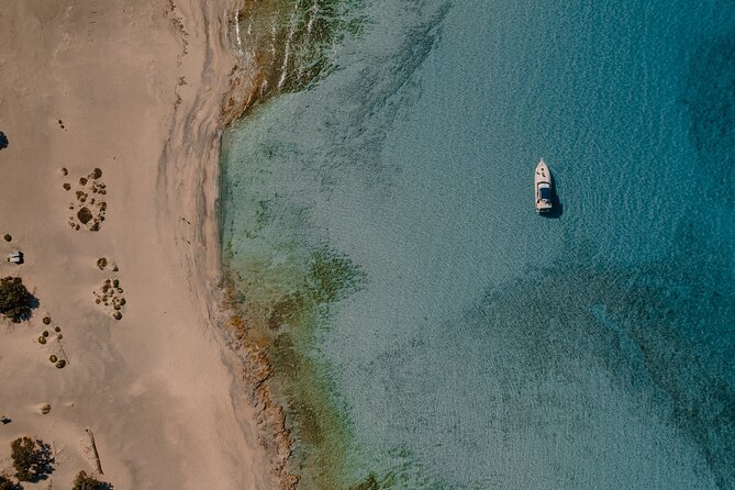 From Ierapetra: Day Cruise with Luxury Yacht to Chrissi island - The beach portion: 2 hours of hot sun and easy swimming