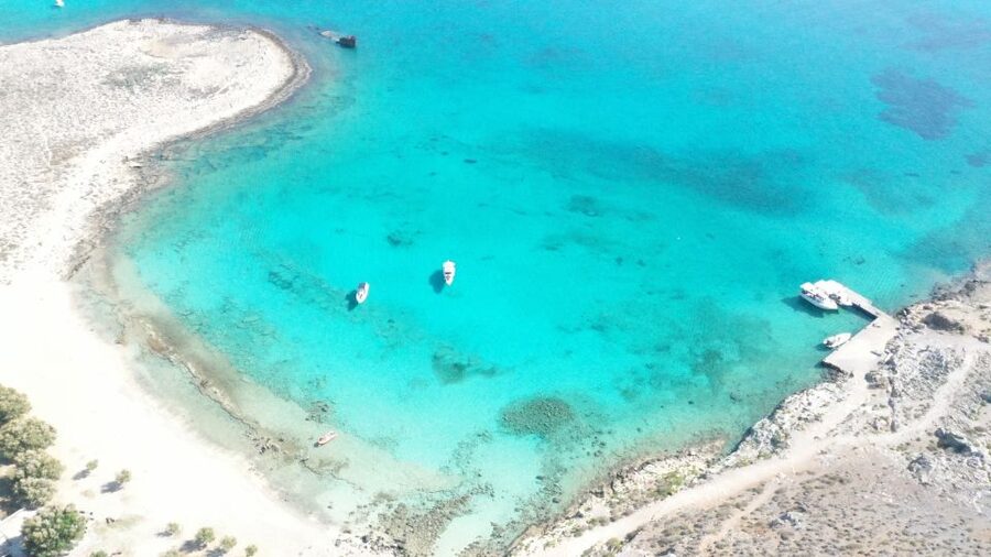 From Kissamos Port: Balos and Gramvousa Private RIB Cruise - Balos Lagoon Stop: White sand, turquoise water, and quiet moments