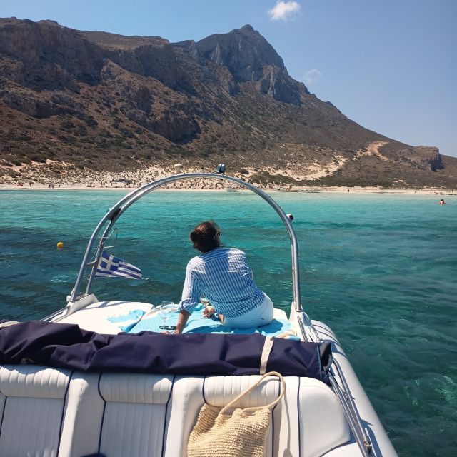 From Kissamos Port: Balos and Gramvousa Private RIB Cruise - RIB Speedboat Ride: How the skipper keeps the day safe and fun