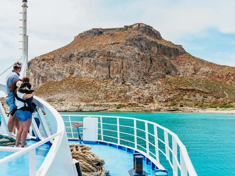 From Kissamos Port: Boat Cruise to Balos Lagoon & Gramvousa - Onboard on Cretan Daily Cruises: big-boat comfort with a ferry rhythm