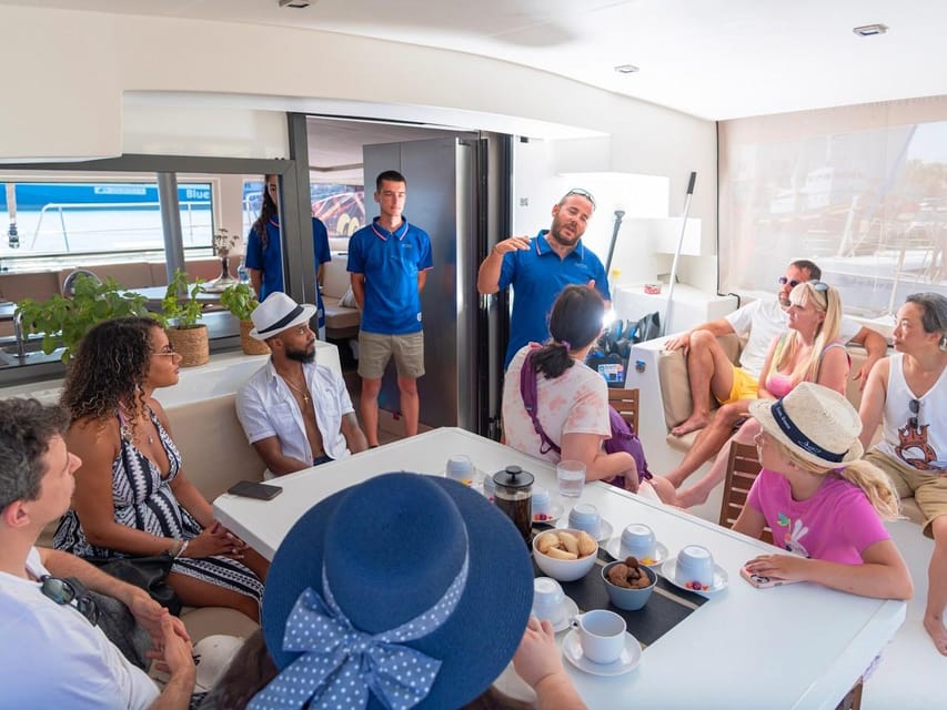 From Panormo: Private Sailing Catamaran Cruise with Lunch - Bali Village Bay: Where the Sea Day Turns Into a Full Activity Block