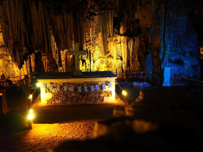 From Rethymno: Arkadi, Melidoni, and Margarites Tour - Melidoni Cave: prehistoric stories and the Talos connection