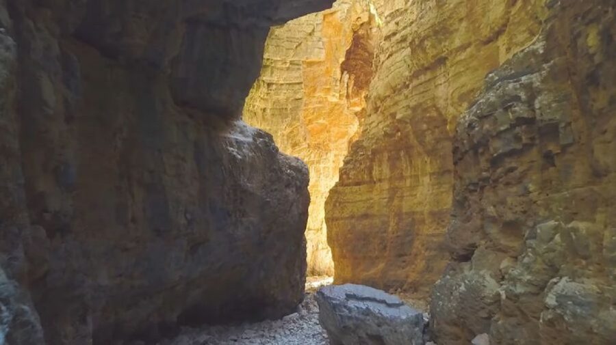 From Rethymno/Chania: Imbros Gorge Hike - Komitades: where the hike ends and the group resets