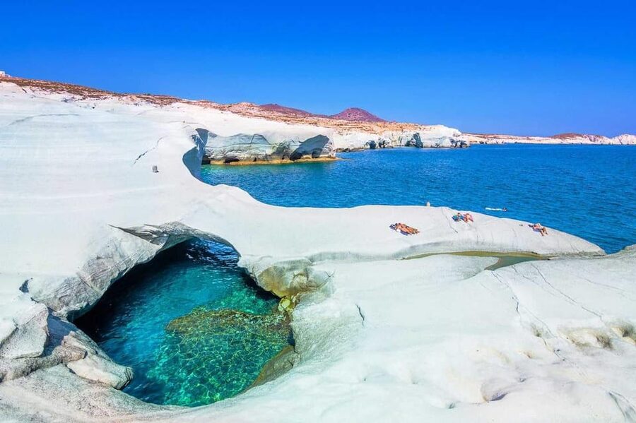 From Rethymno :Full-Day Trip Milos Island (Plaka,Sarakiniko) - Plaka, Milos: Cycladic lanes, shops, and the view that explains the island