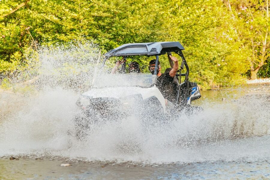 From Rethymno: Half-Day Quad Bike Safari - Lake Potami Area Coffee at Café Gidospito