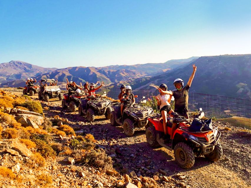 From Rethymno: Half-Day Quad Bike Safari - Prassies Snack Stop: Refuel and Take It In