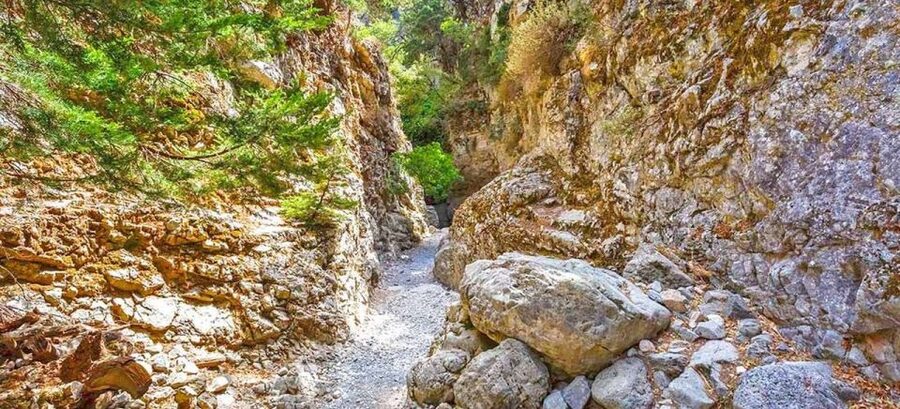 From Rethymno: Imbros Gorge & Libyan Guided Sea Tour - From Rethymno to the White Mountains, the day starts early