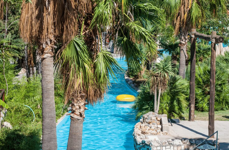 From Rethymno: Waterpark Day with Bus Transfer & Guide - Inside Aqua Creta Limnoupolis: 11 Slides and a Massive Central Pool