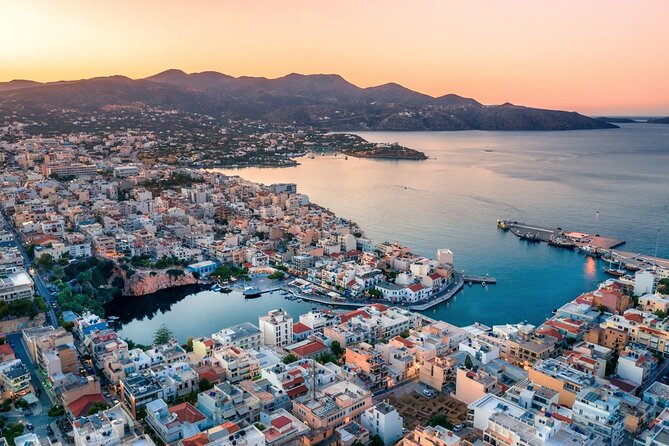 Full Day Private Tour in Agios Nikolaos with Transport - Elounda Bay and Plaka, seaside village time with Spinalonga in the background