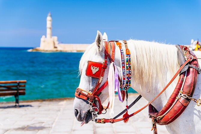 Full-Day Tour : Rethymno-Chania- Lake Kournas ( West Crete Tour ) - Stop 2: Chania old town, Venetian walls, harbor views, and practical free time