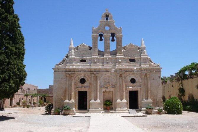 Full day tour to Arkadi-Margarites-Melidoni Cave-Axos - A well-paced mountain loop from Chania, with real local stops