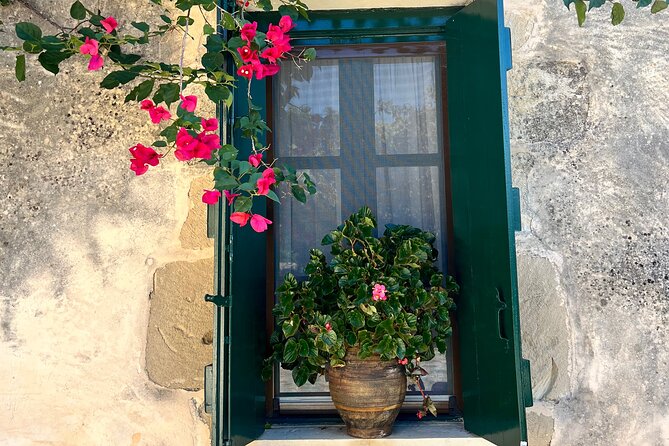 Gastronomy tour and wine tasting in traditional villages - Stop 2 in Fres: sheep milk ice cream, carob, graviera, and raki