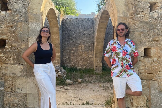 Gastronomy tour and wine tasting in traditional villages - Lake Kournas lunch: stuffed grape leaves, zucchini flowers, and four wines