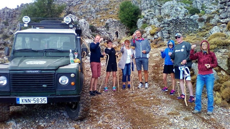 Georgioupolis Half Land Rover Safari - Shepherd-Led Cheese Making and Tastings