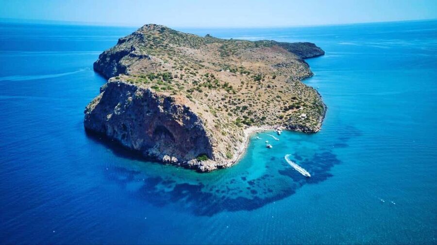 Guardians of the Blue: Theodorou & Lazareta Cruise - Theodorou (Agioi Theodoroi): Kri Kri goats and a WWII wreck under your feet