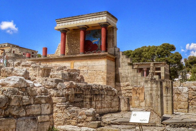 Half Day Private Tour to Knossos Palace (Skip the line) & Panoramic City Tour - Stop 1: Knossos Palace, Minotaur Myths and Real Minoan Design