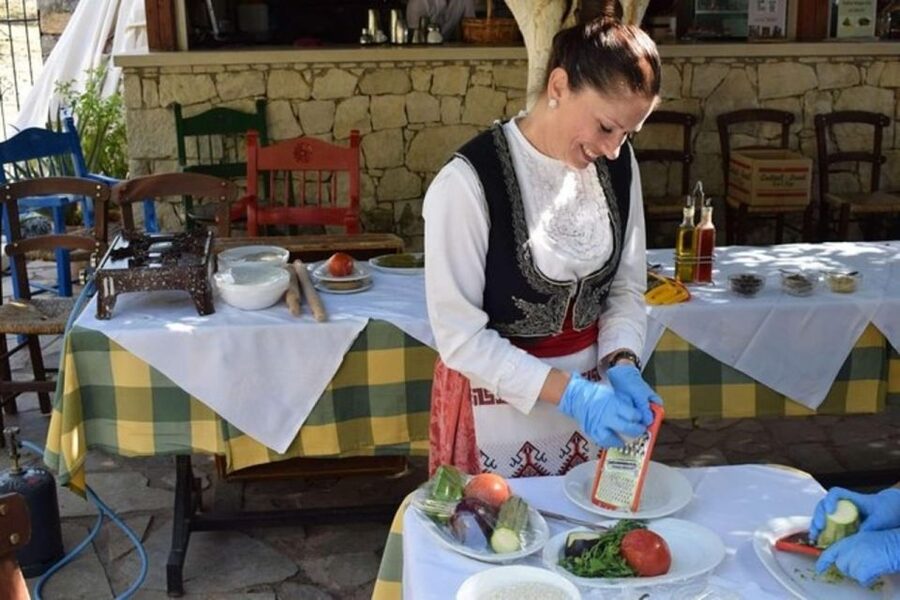 Heraklion: Cretan Cooking Lesson with Lunch in Arolithos - What you might cook and eat on your menu