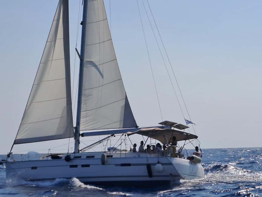 Heraklion: Dia Island Sailing Trip with Lunch - Snorkeling and paddleboarding in the Gulf of Saint George