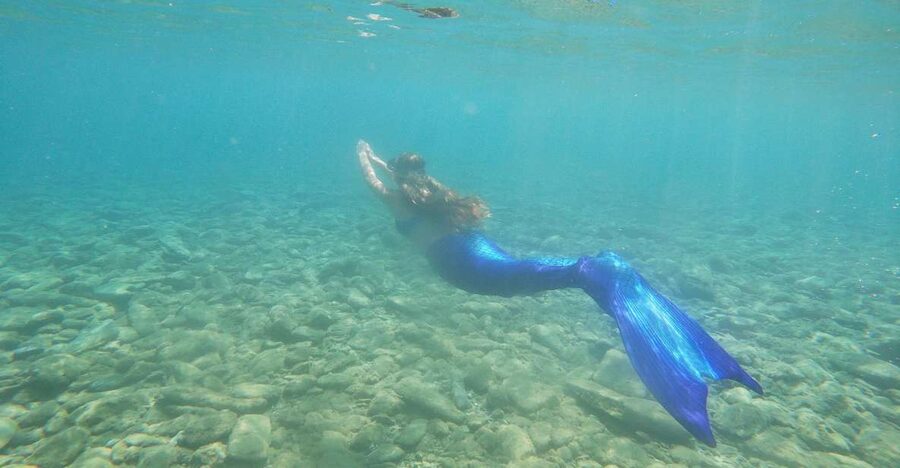Heraklion: Diving, Swimming, and Snorkeling like a Mermaid - Mermaid Tail Training in Agia Pelagia Bay, With Real Technique