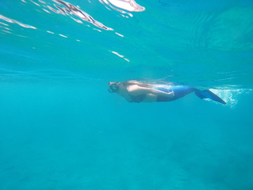 Heraklion: Diving, Swimming, and Snorkeling like a Mermaid - The Class Setup: Tail Fitting, a Quick Beach Session, and Safety Prep