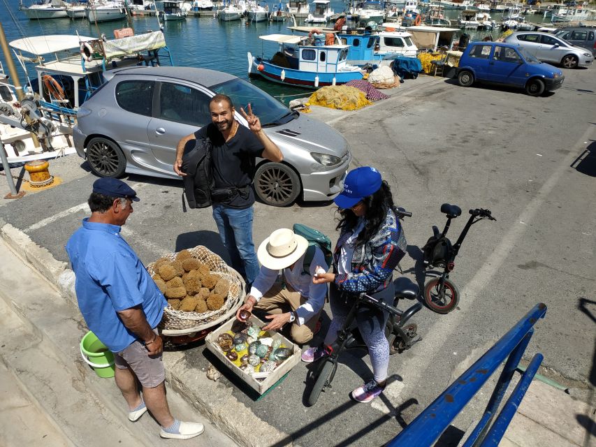 Heraklion: Ecobike Sightseeing Tour with Greek Meze - Central Market and Platia Kornarou: Heraklion’s street-level pulse