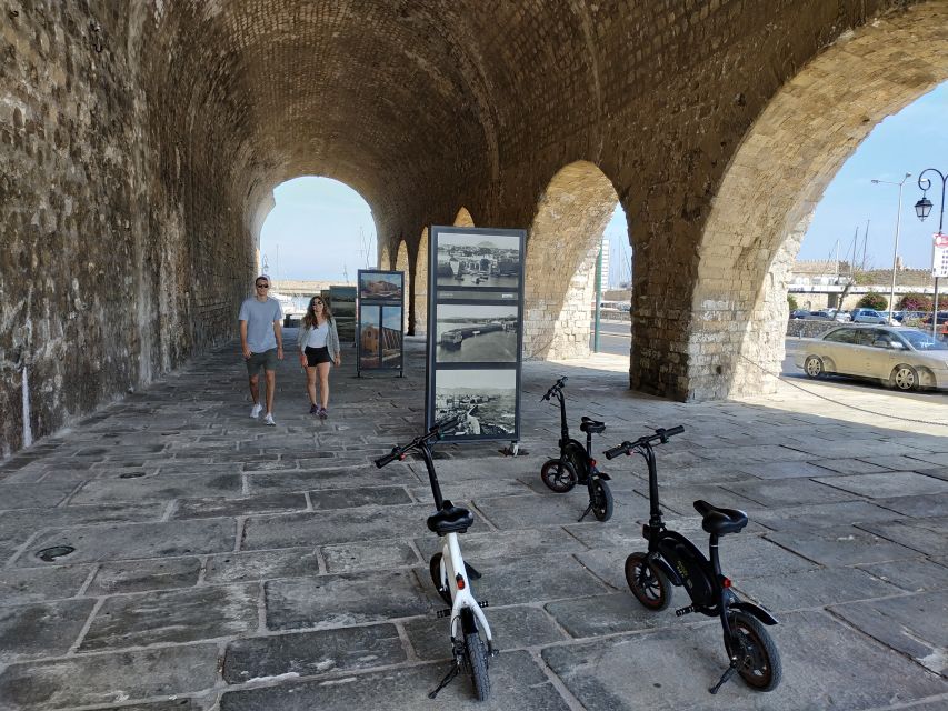 Heraklion: Ecobike Sightseeing Tour with Greek Meze - Morosini Lions Fountain and Lion’s Square: symbols you can spot fast
