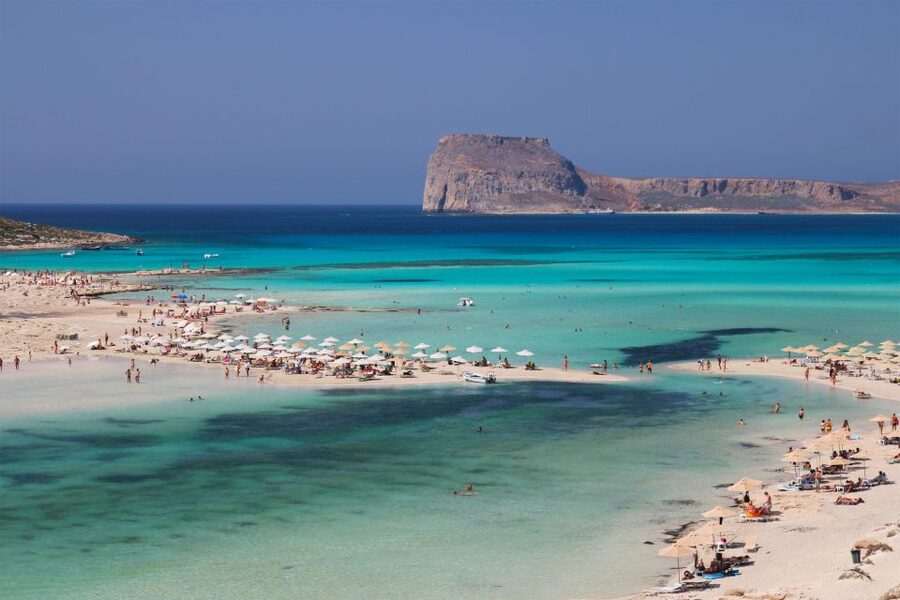 Heraklion: Gramvousa Island Day Trip & Balos Beach - Kissamos Port to Gramvousa Ferry: Commentary, Snacking, and the Cliff Pass-By