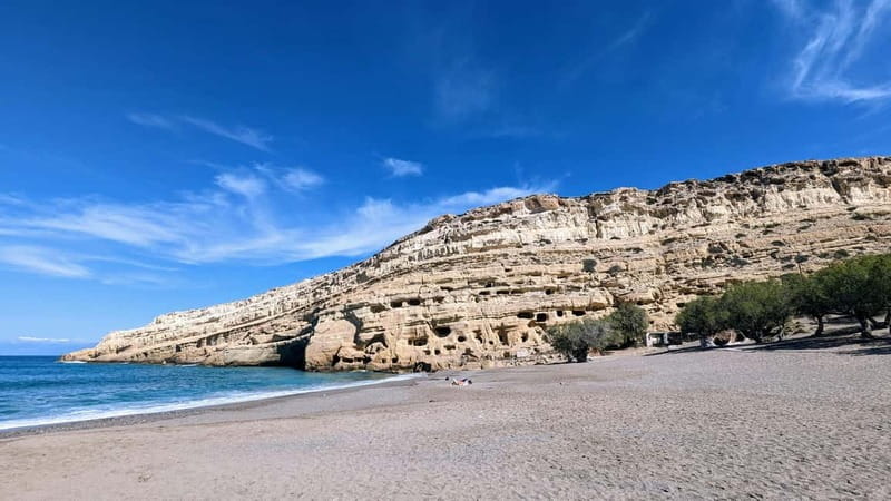 Heraklion: Matala & Zaros Hidden Treasures Day Trip - Phaistos, Matala, and Zaros in One 8.5-Hour Circuit