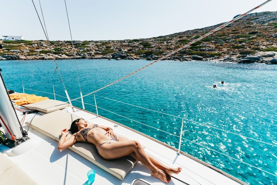 Heraklion: Sailboat Cruise to Dia Island with Drinks & Lunch - Gear, SUP, and fishing: what you get without bringing a thing