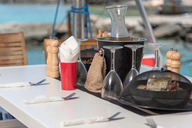 Hersonissos: Luxury Sunset Catamaran Cruise Sushi & Open Bar - Sunset time: why the last hour feels like the main event