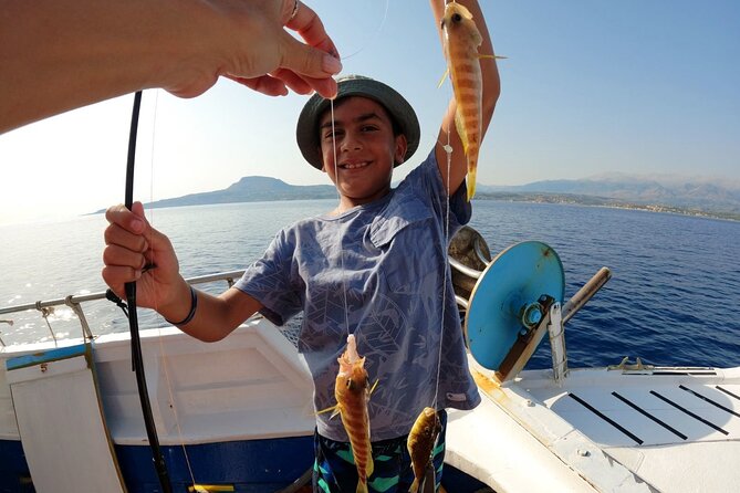 Hook Your Adventure Now with Chania Rod Fishing Experience - The Best Part: Food, Drinks, and a Calm Swim Stop