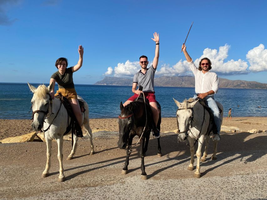 Horse riding,falasarna sunset,dinner in a tavern,drone video - What to pack for a smooth Falasarna evening