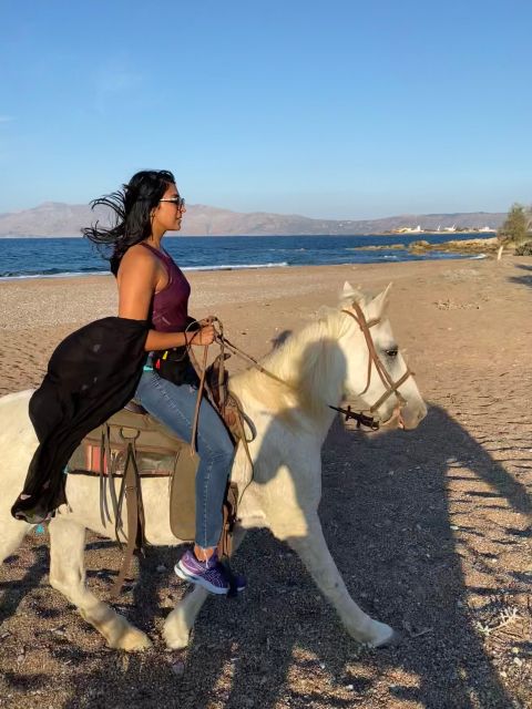 Horse riding,falasarna sunset,dinner in a tavern,drone video - The short coffee break that keeps the tour from feeling rushed
