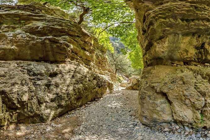 Imbros Gorge and Libyan Sea Day Tour From Rethymno - Imbros Gorge: a guided 2 to 3 hour trek through narrow rock passages