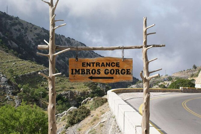 Imbros Gorge Hiking from Chania - Komitades lunch time: a buffer town stop, not just a break